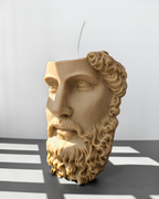 Zeus Half Face Greek Candle