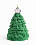 Santa Face Christmas Tree Candle