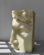 David Half Face Greek Candle