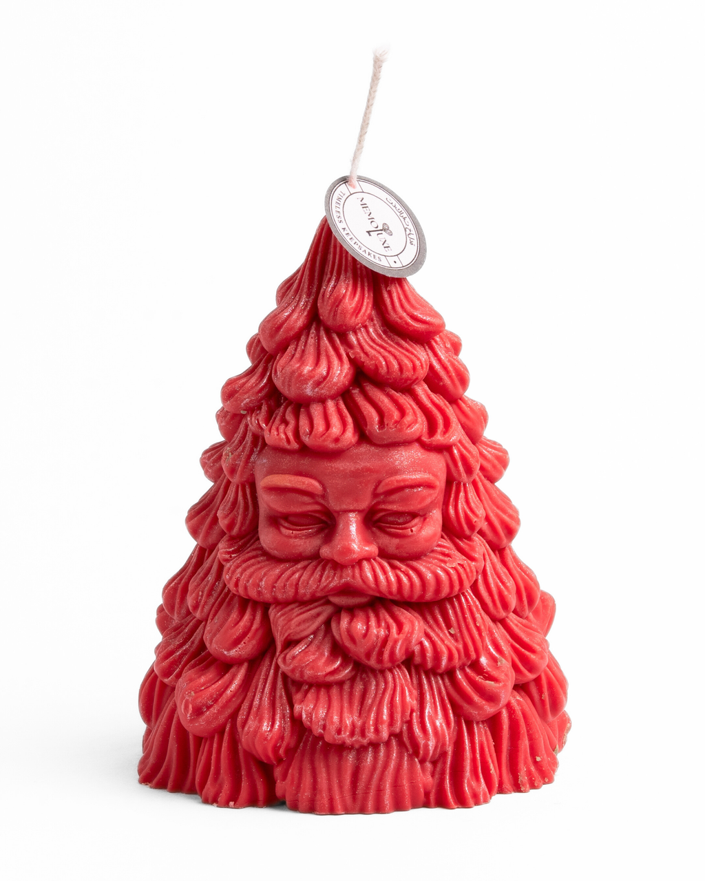 Santa Face Christmas Tree Candle