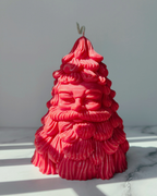 Santa Face Christmas Tree Candle