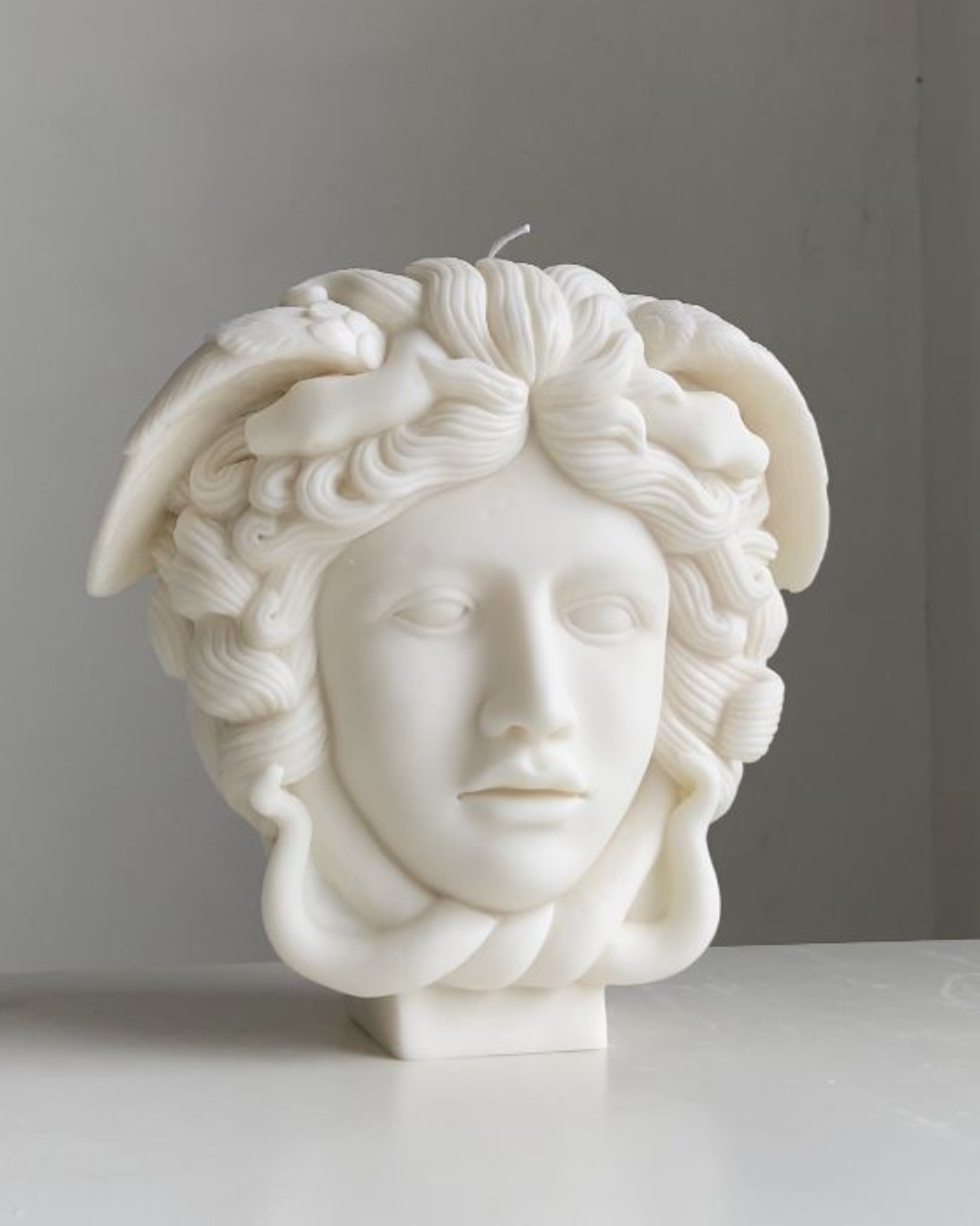 Medusa Full Head Greek Candle