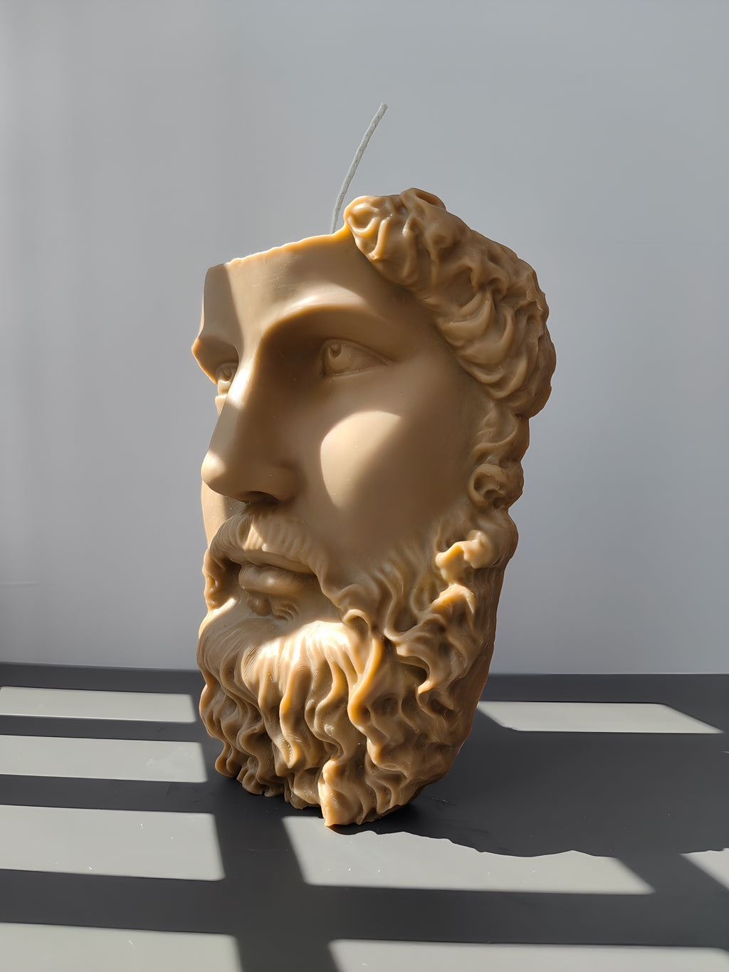 Zeus Half Face Greek Candle