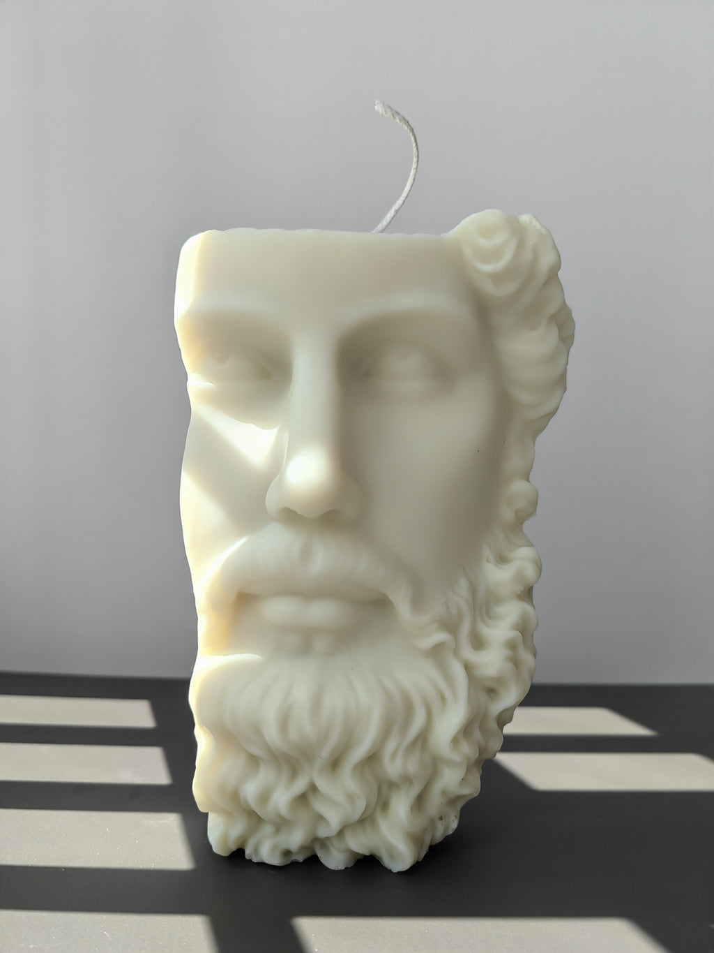 Zeus Half Face Greek Candle